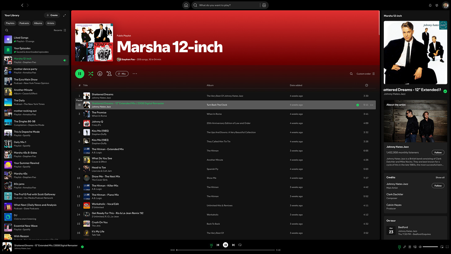 Screenshot of Spotify Playlist Screenshot of Spotify Playlist