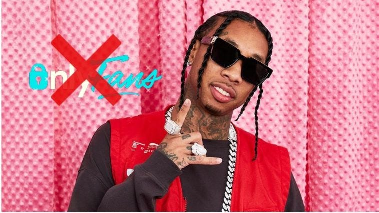 Tyga at least showed his dick on OnlyFans, so maybe he's an ally?