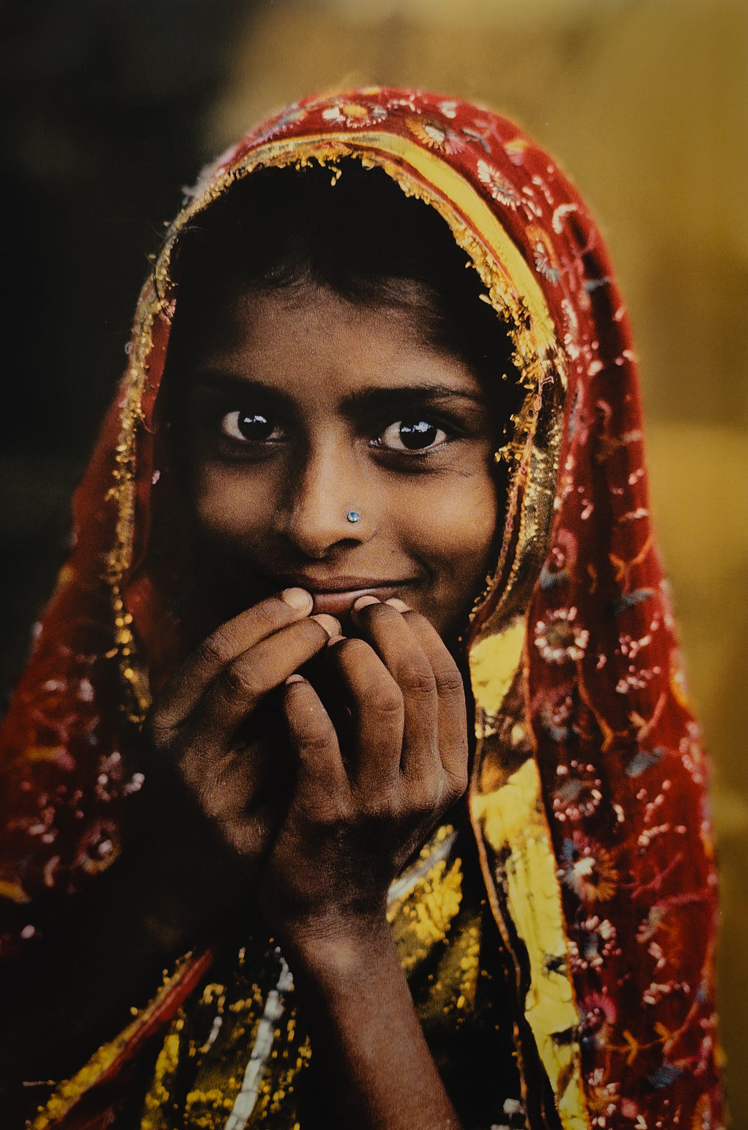 Village Girl, Jaipur, India, 1982 by Steve McCurry Village Girl, Jaipur, India, 1982 by Steve McCurry