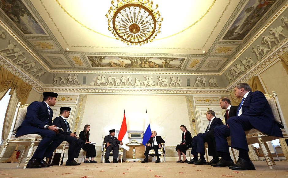 Russian-Indonesian talks.