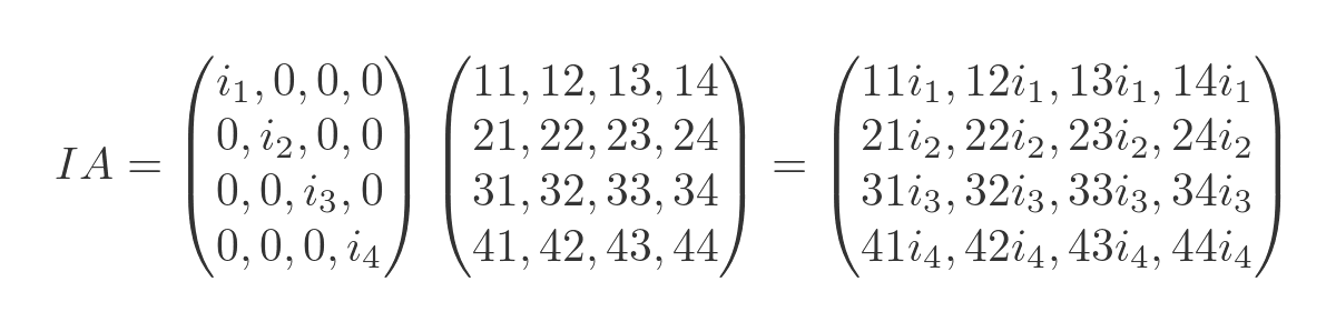 Identity matrix