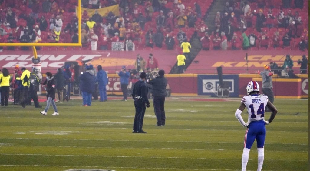 Stefon Diggs, Bills vs Chiefs, AFC Champioship Game.