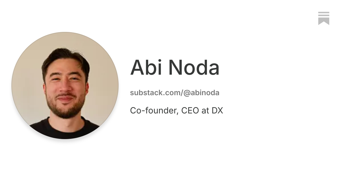 Abi Noda | Substack