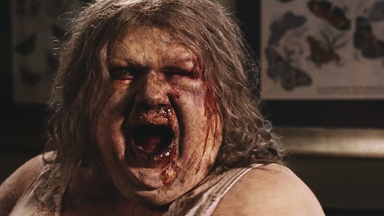 In Dawn of the Dead (2004), the obese woman the second group of survivors  pushed into the mall in a wheelbarrow wasn't a woman at all. She was played  by stuntman Ermes