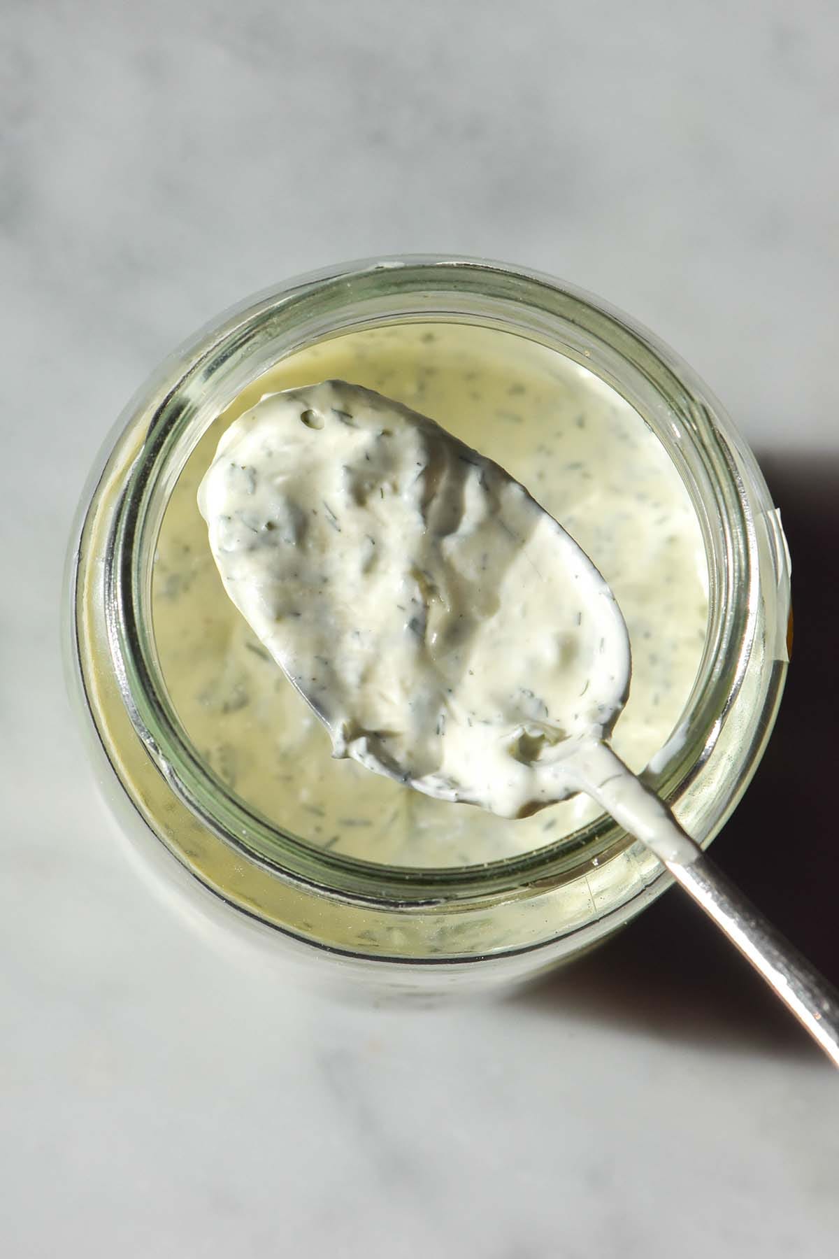 Low FODMAP ranch dressing - by Georgia - George Eats
