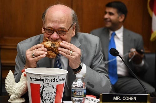 Representative Cohen Digging In