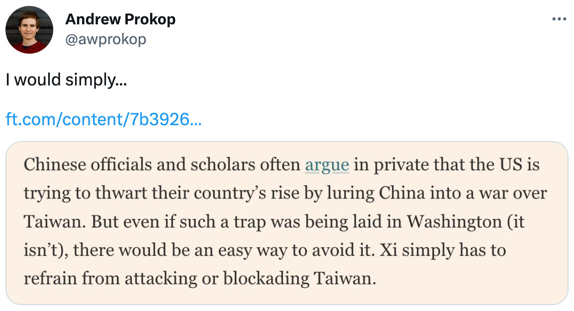  See new Tweets Conversation Andrew Prokop @awprokop I would simply...  https://ft.com/content/7b39260f-c855-4069-9c8f-4b575e65c417