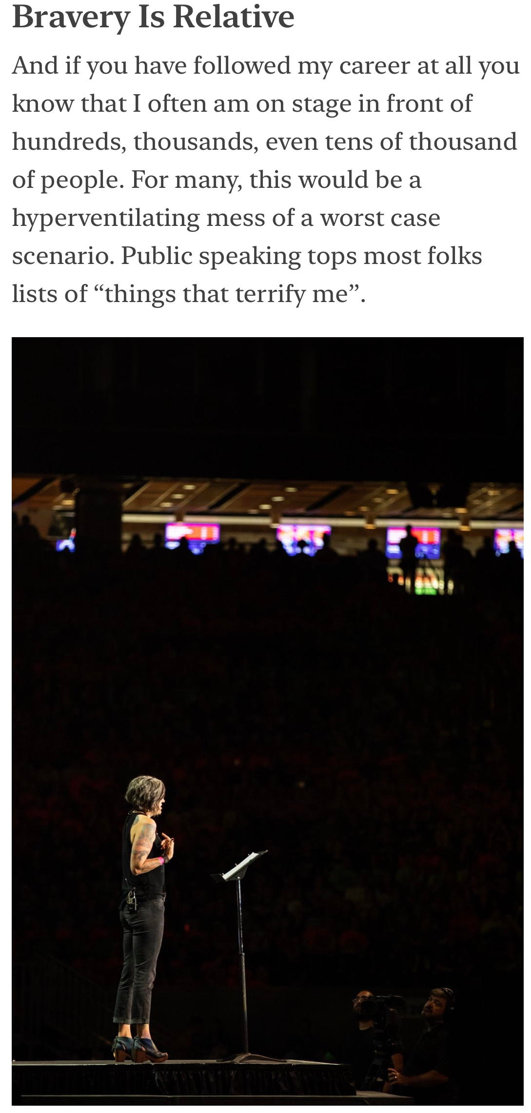 Bravery is Relative