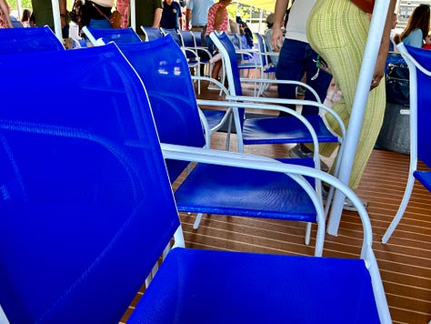 cruise, ships, harbor, water, sky, people