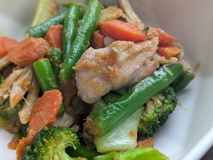 Crispy, fresh, delicious thai aromatic stir-fry.