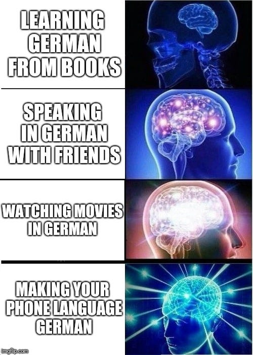 learning a language in different ways meme : Second Language Strategies