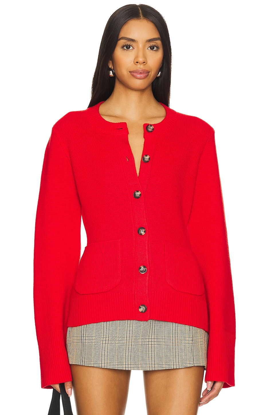 PISTOLA Dani Cardigan in Rouge