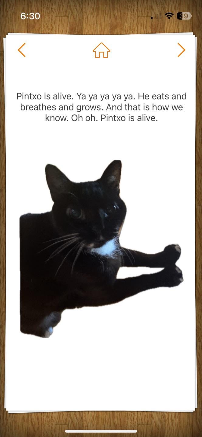 May be an image of cat and text