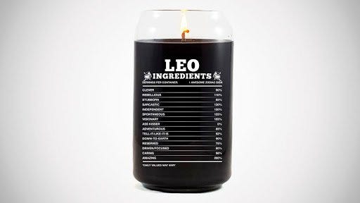 astrology sign candles hot holiday gifts