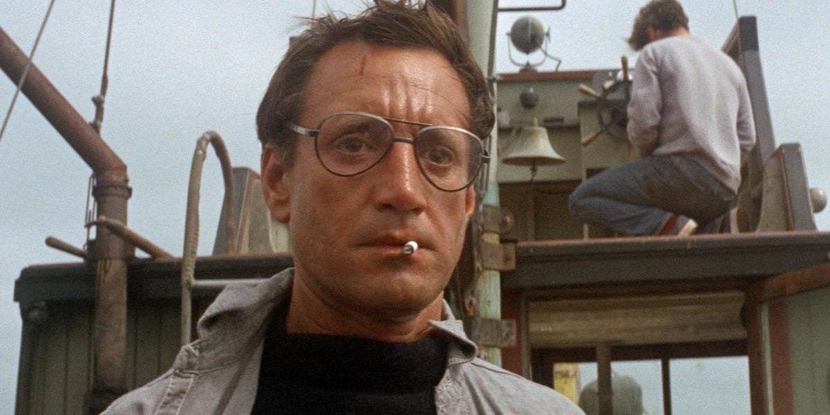 Martin Brody on the boat in Jaws
