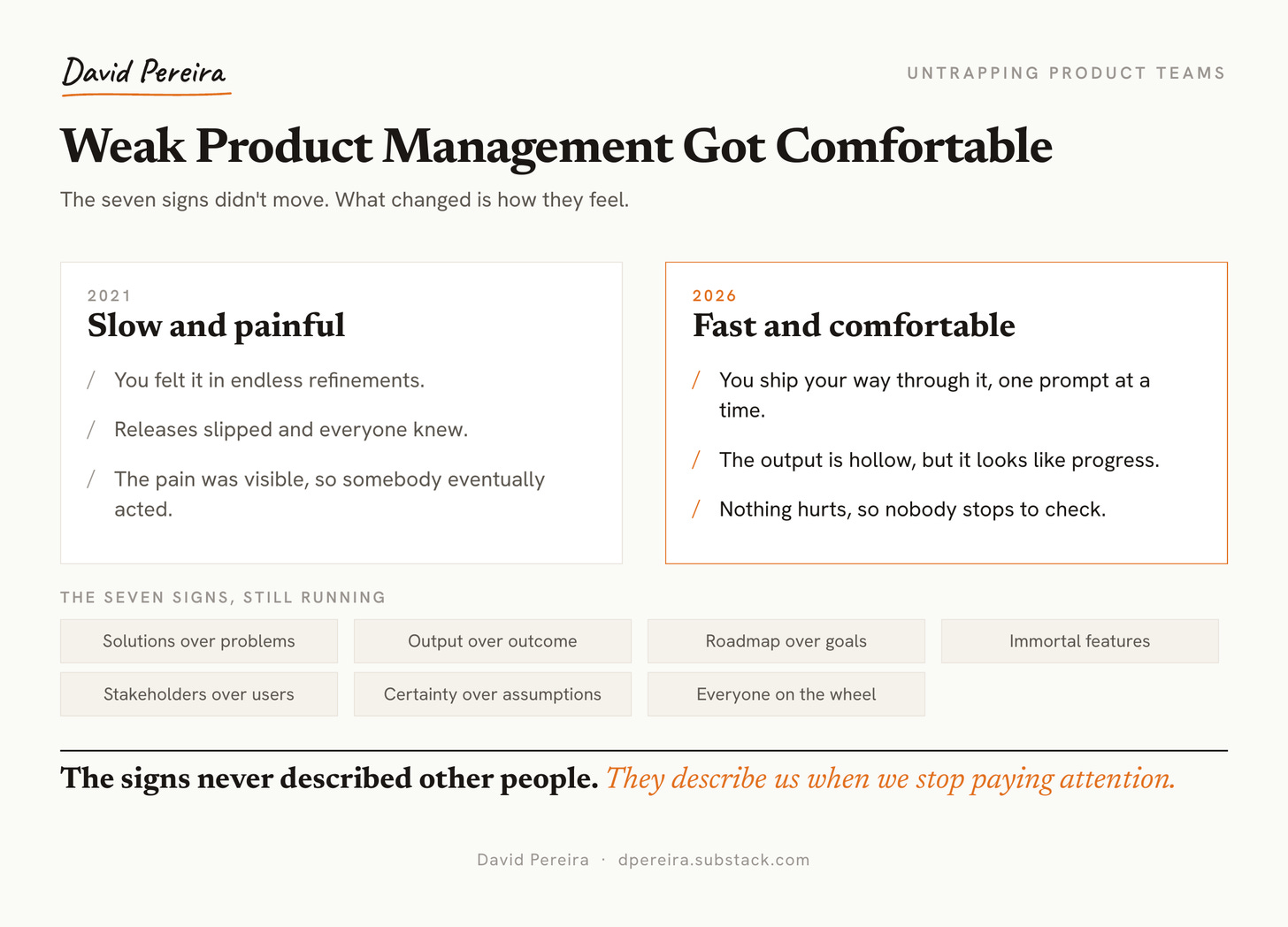 7 Weak Product Management Signs