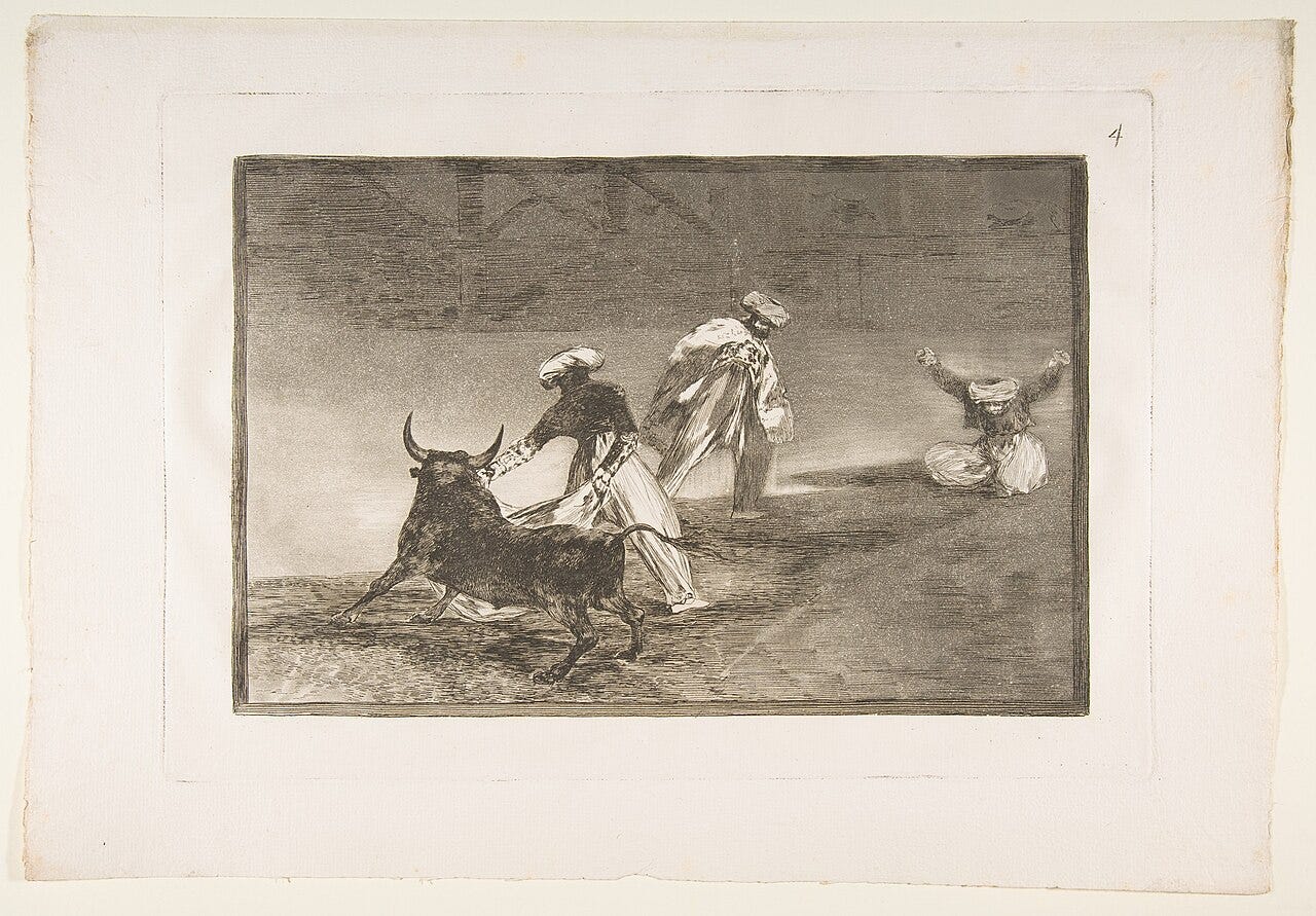 aquatint print