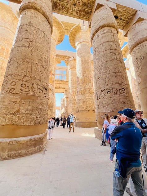 The Great Hypostyle Hall at Karnak, Egypt