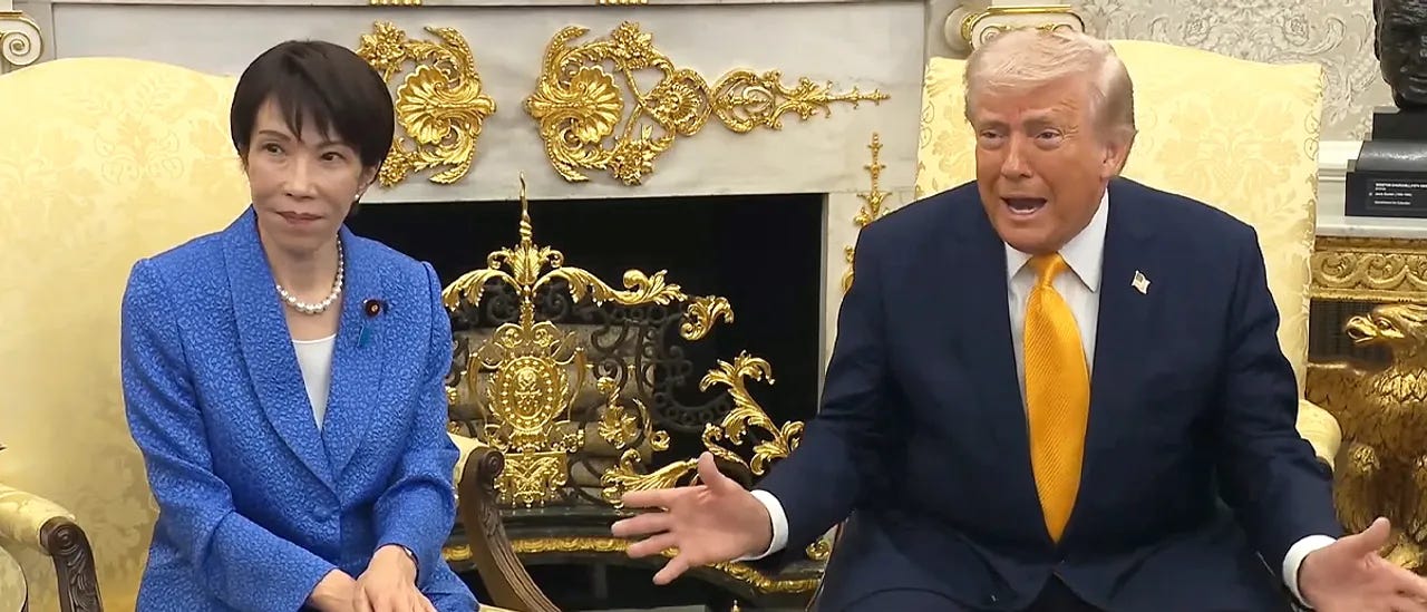 Trump With Japan PM Oval Office