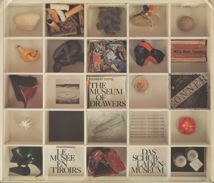 Das Schubladenmuseum = Le musée en tiroirs = The Museum of Drawers.  Catalogue of the Smallest Museum of Modern Art in the 20th Century with  Works by over 500 Artists文献 » 格哈德·里希特