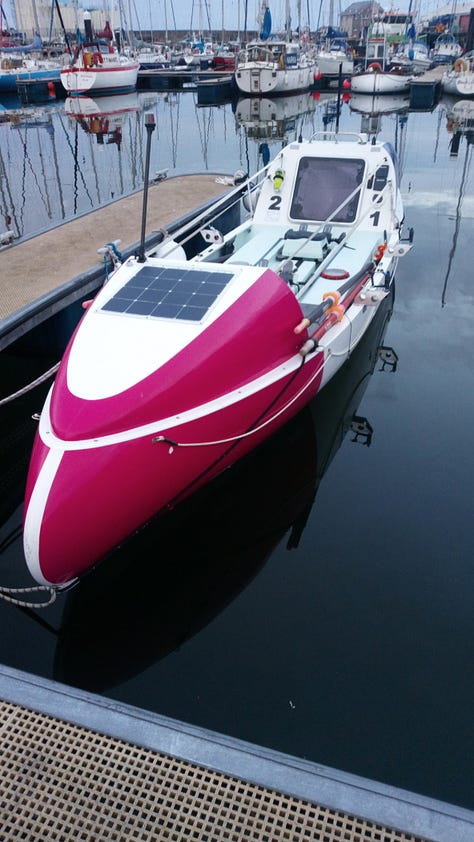 Stromness boats, harbour, and town