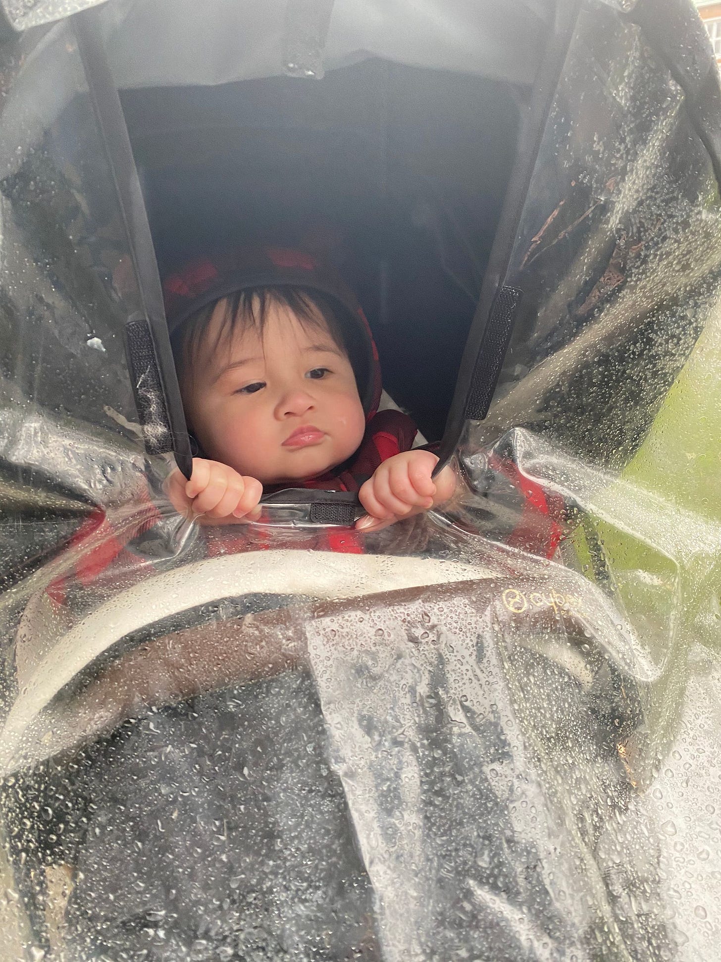 Cybex MIOS in the rain