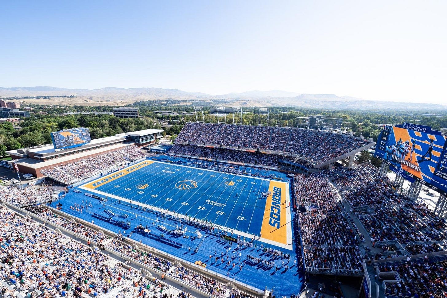 Broncos Shift to West Sideline at Albertsons Stadium Starting in 2025 -  Boise State University Athletics