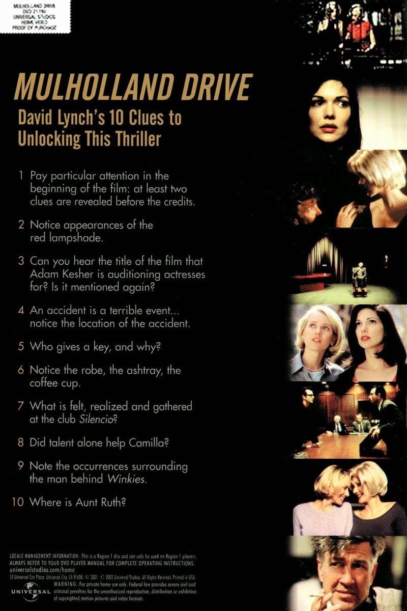 What are the answers to these "clues"? : r/davidlynch