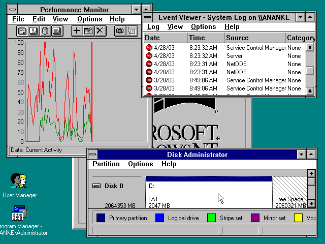 チャンドラ Endeavor NT-100（Win3.1） チャンドラ Endeavor NT-100（Win3.1）