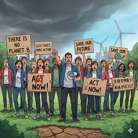 Climate issue discussion (with AI)