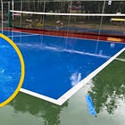 Vandalized: Newly surfaced pickleball courts at Zenith Park “intentionally” damaged, says police chief