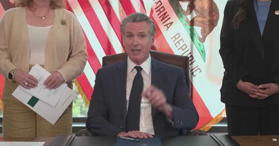Newsom signs California election law to block federal interference Newsom signs California election law to block federal interference