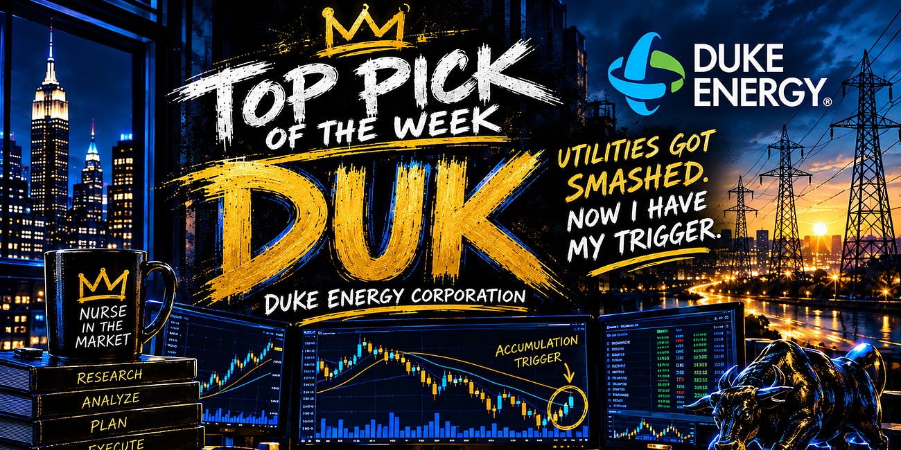 Top Pick of the Week: Utilities Got Smashed. Now I Have My Trigger.