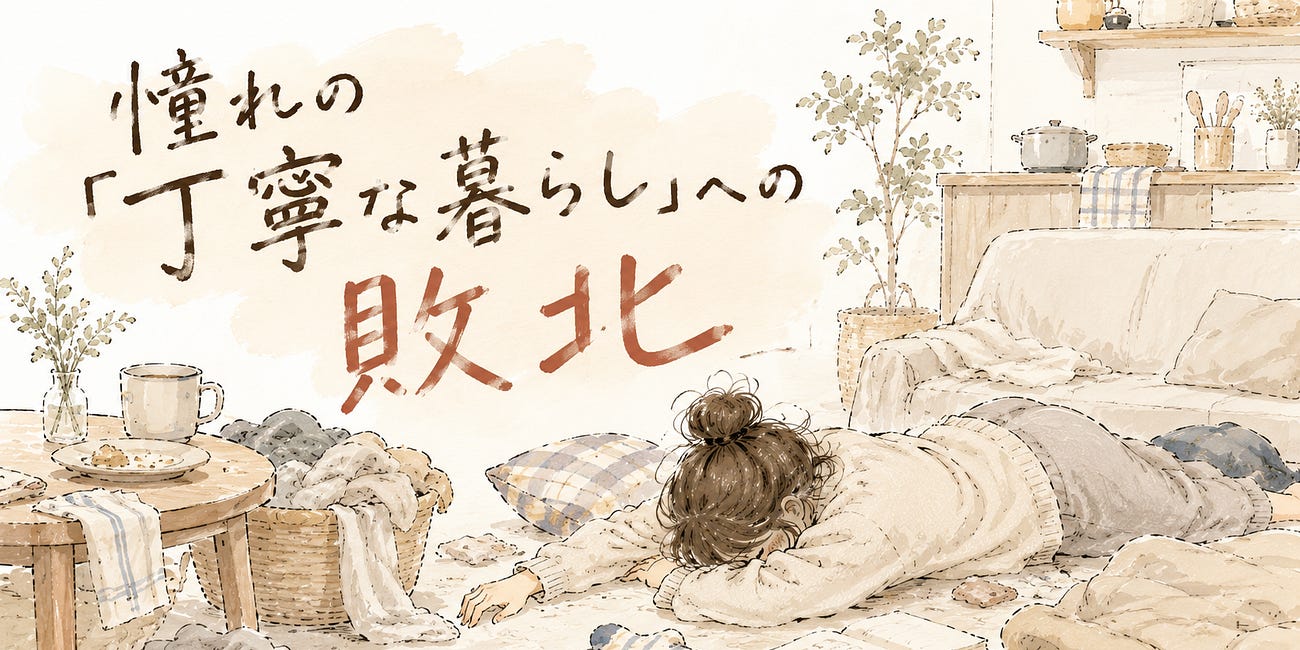 憧れの「 丁寧な暮らし」への敗北。 