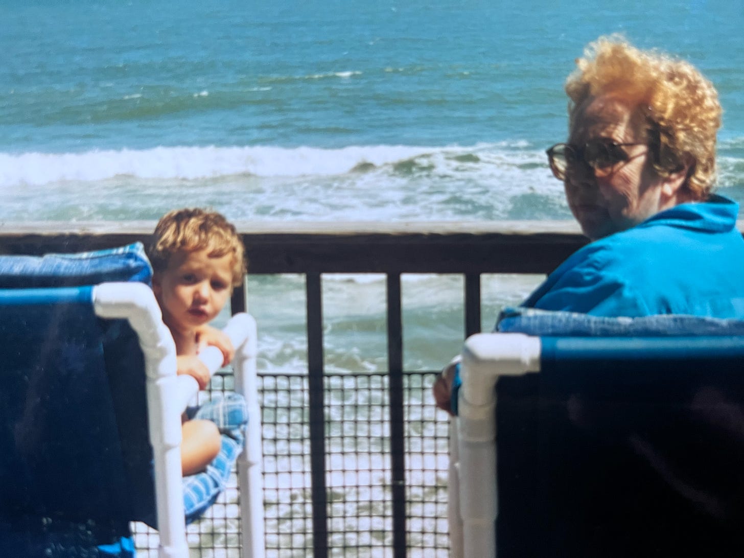 My mother and my youngest.