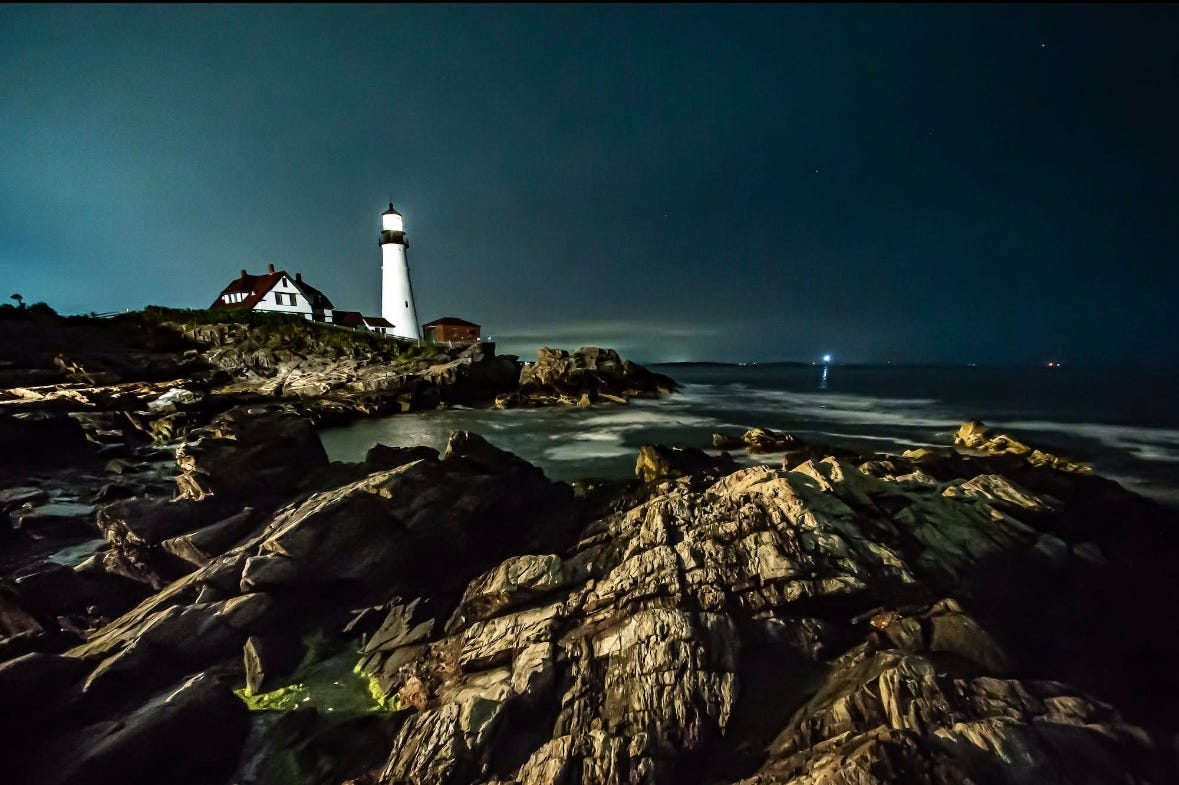 Stunning Images from the Dark: America's Lighthouses at Night
