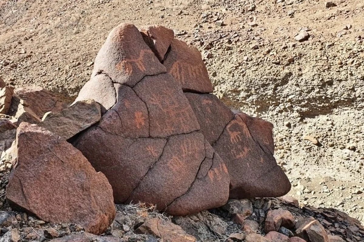 Researchers believe that the carvings on the rock art discovered in northern Oman may have been created over generations, possibly even across thousands of years