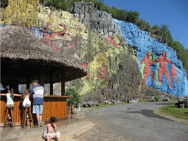 Mural de la Prehostoria in Cuba Mural de la Prehostoria in Cuba