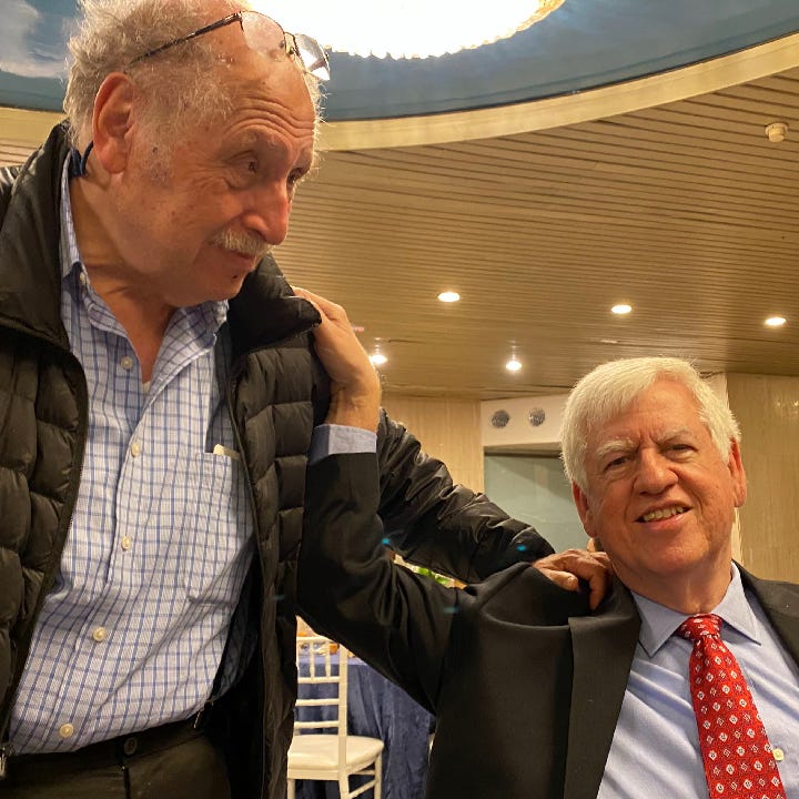 Yossi Vardi and Bob Rosenschein Yossi Vardi and Bob Rosenschein