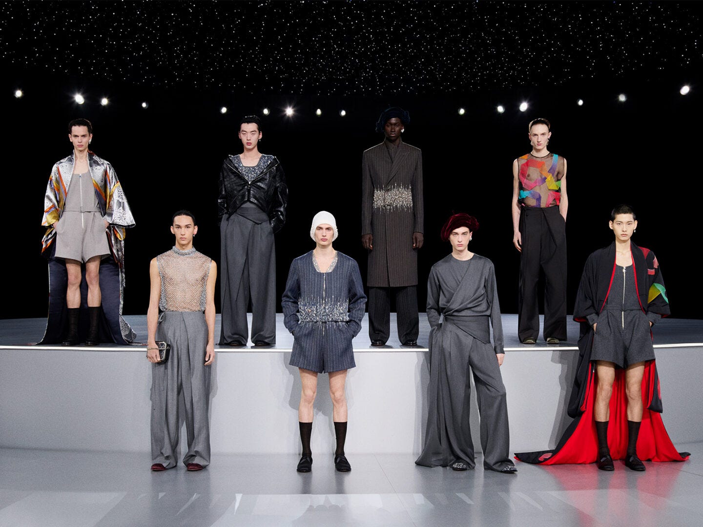 Kim Jones proposes an attractive play of dualities for Dior Winter 24-25 -  HIGHXTAR. Kim Jones proposes an attractive play of dualities for Dior Winter 24-25 -  HIGHXTAR.