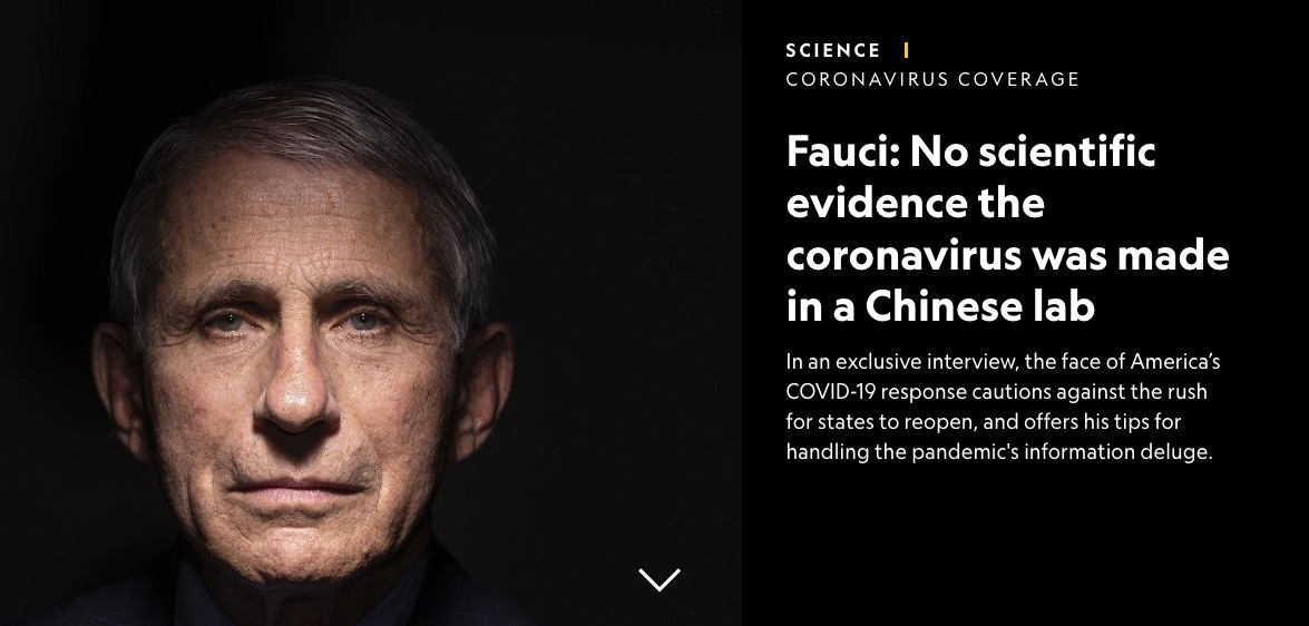 Fauci, Fraud