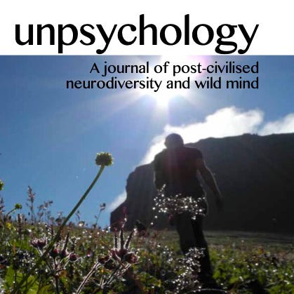 The images show a grid of the first eight issues of Unpsychology Magazine, published between 2014 and 2022.