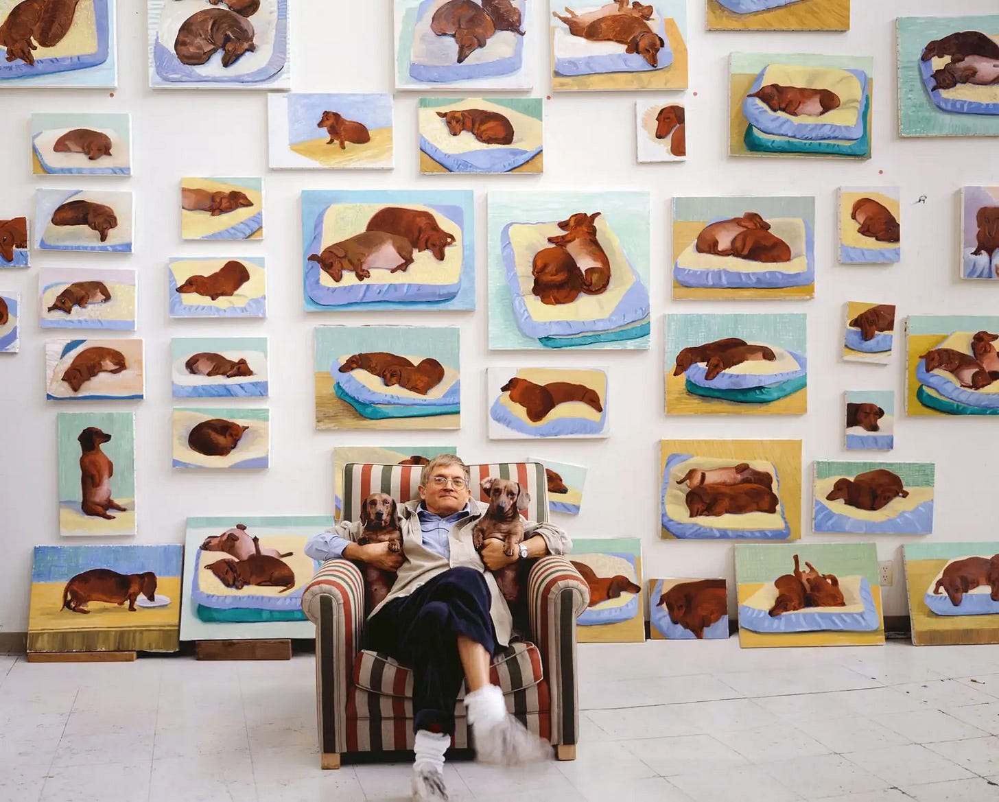 David Hockney: Little Boodge and His Love of Dogs ...