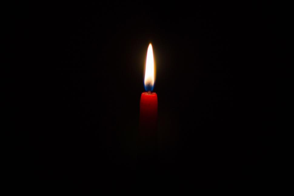 Free Stock Photo of A Single Candle Illuminated in Darkness ... Free Stock Photo of A Single Candle Illuminated in Darkness ...