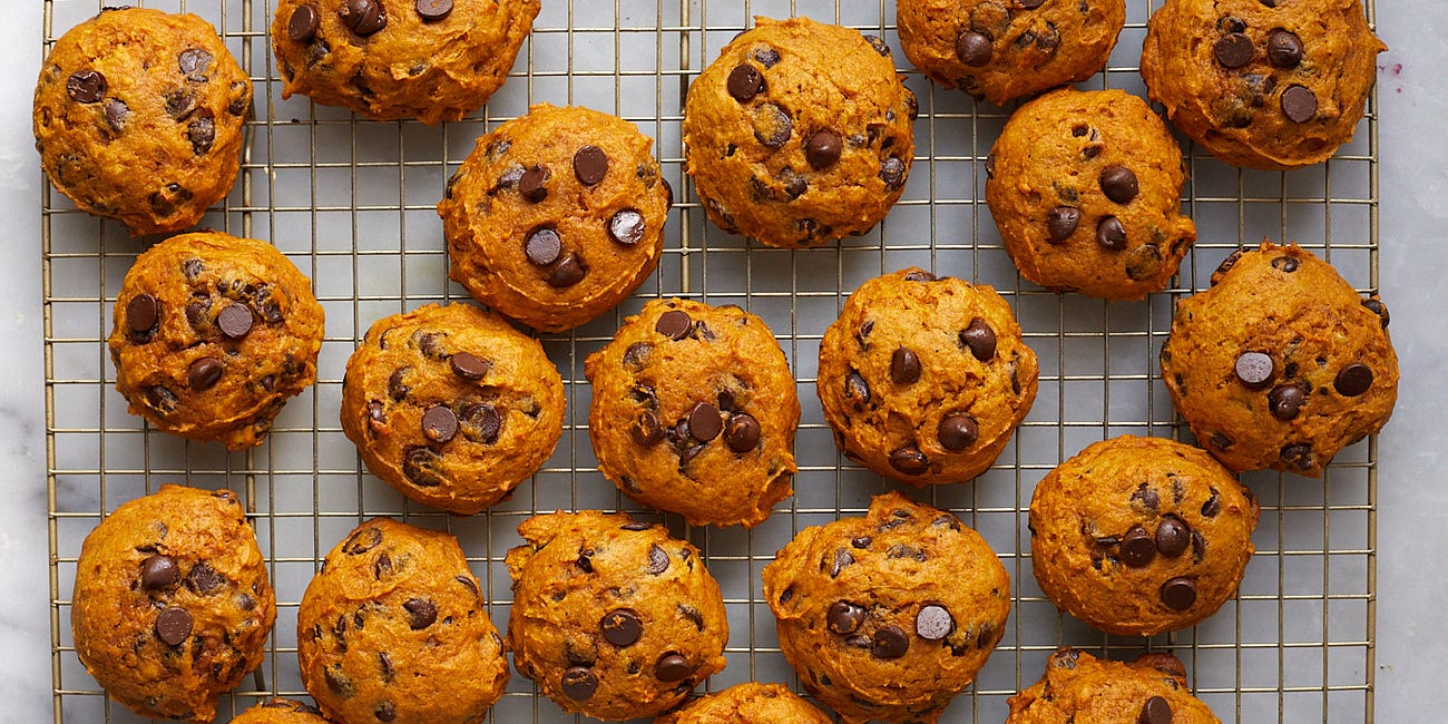 Pumpkin Chocolate Chip Cookies