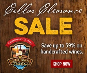The Cellar Clearance Starts Now