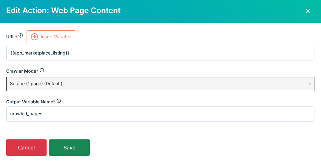 Scraping the listing page content