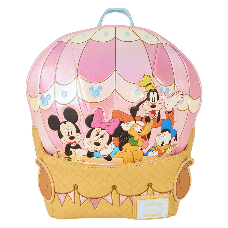 Mickey & Friends Hot Air Balloon Figural Mini Backpack, , hi-res view 1 Mickey & Friends Hot Air Balloon Figural Mini Backpack, , hi-res view 1