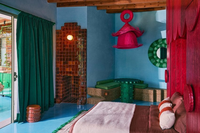 Colourful one-bedroom guest suite