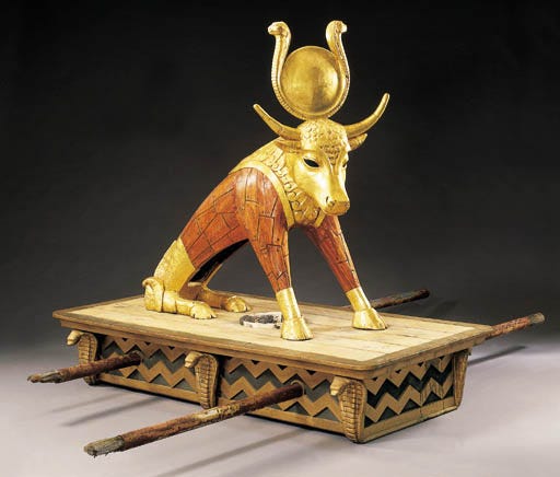THE GOLDEN CALF STATUETTE FROM "THE TEN COMMANDMENTS"